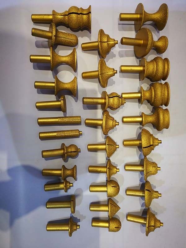 釬焊金剛石石英石銑刀